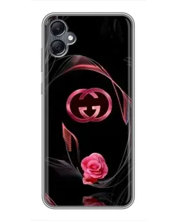 Чехол для Samsung Galaxy A05 с картинкой «Gucci — неоновая роза»