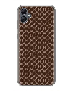 Чехол для Samsung Galaxy A05 с картинкой «Gucci — шоколадная сетка»