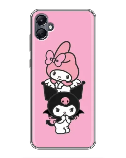 Чехол для Samsung Galaxy A05 с картинкой «My Melody и Kuromi»