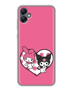 Чехол для Samsung Galaxy A05 с картинкой «Kuromi и My Melody» Чехол для Samsung Galaxy A05 с картинкой «Kuromi и My Melody»
