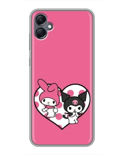 Чехол для Samsung Galaxy A05 с картинкой «Kuromi и My Melody»