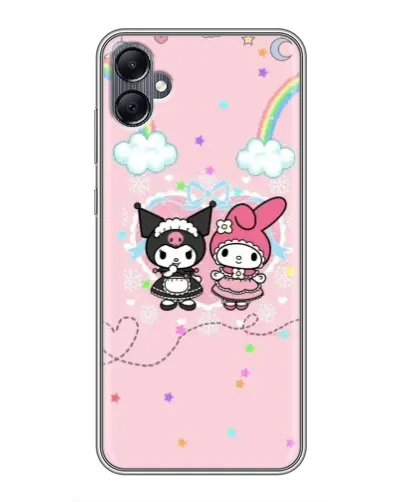 Чехол для Samsung Galaxy A05 с картинкой «My Melody и Kuromi»