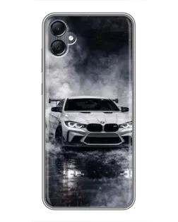 Чехол для Samsung Galaxy A05 с картинкой «BMW сквозь туман» Чехол для Samsung Galaxy A05 с картинкой «BMW сквозь туман»