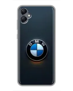 Чехол для Samsung Galaxy A05 с картинкой «Логотип BMW — минимализм» Чехол для Samsung Galaxy A05 с картинкой «Логотип BMW — минимализм»