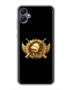 Чехол для Samsung Galaxy A05 с картинкой «PUBG — оранжевый градиент» Чехол для Samsung Galaxy A05 с картинкой «PUBG — оранжевый градиент»