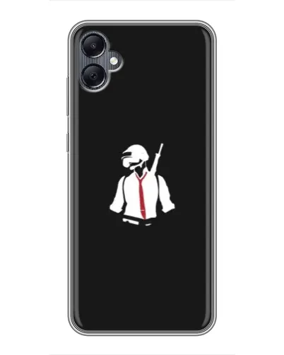 Чехол для Samsung Galaxy A05 с картинкой «PUBG — силуэт воина» Чехол для Samsung Galaxy A05 с картинкой «PUBG — силуэт воина»