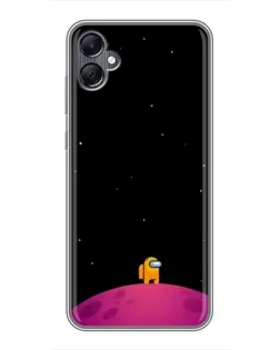 Чехол для Samsung Galaxy A05 с картинкой «Одинокий герой на планете» Чехол для Samsung Galaxy A05 с картинкой «Одинокий герой на планете»