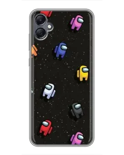 Чехол для Samsung Galaxy A05 с картинкой «Космический паттерн Among Us» Чехол для Samsung Galaxy A05 с картинкой «Космический паттерн Among Us»