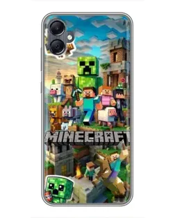 Чехол для Samsung Galaxy A05 с картинкой «Замок Minecraft» Чехол для Samsung Galaxy A05 с картинкой «Замок Minecraft»