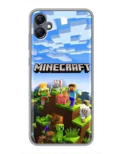 Чехол для Samsung Galaxy A05 с картинкой «Minecraft классический мир» Чехол для Samsung Galaxy A05 с картинкой «Minecraft классический мир»
