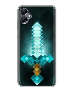Чехол для Samsung Galaxy A05 с картинкой «Алмазный меч неон» Чехол для Samsung Galaxy A05 с картинкой «Алмазный меч неон»