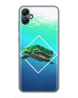 Чехол для Samsung Galaxy A05 с картинкой «Черепаха Minecraft» Чехол для Samsung Galaxy A05 с картинкой «Черепаха Minecraft»