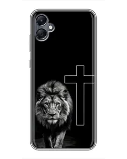 Чехол для Samsung Galaxy A05 с картинкой «Лев и Крест» Чехол для Samsung Galaxy A05 с картинкой «Лев и Крест»