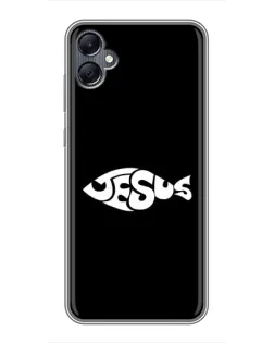 Чехол для Samsung Galaxy A05 с картинкой «Рыба Jesus» Чехол для Samsung Galaxy A05 с картинкой «Рыба Jesus»
