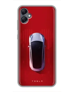 Чехол для Samsung Galaxy A05 с картинкой «Tesla Top View» Чехол для Samsung Galaxy A05 с картинкой «Tesla Top View»