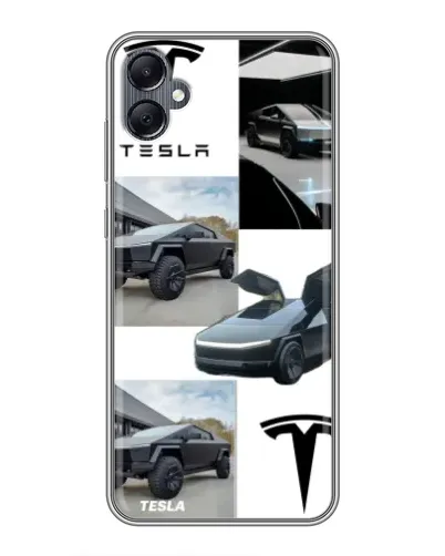 Чехол для Samsung Galaxy A05 с картинкой «Коллаж Cybertruck Tesla» Чехол для Samsung Galaxy A05 с картинкой «Коллаж Cybertruck Tesla»