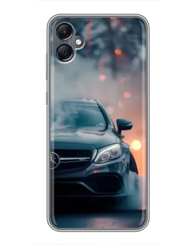 Чехол для Samsung Galaxy A05 с картинкой «Mercedes — ночной город» Чехол для Samsung Galaxy A05 с картинкой «Mercedes — ночной город»