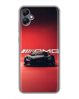 Чехол для Samsung Galaxy A05 с картинкой «Mercedes AMG — красная линия»