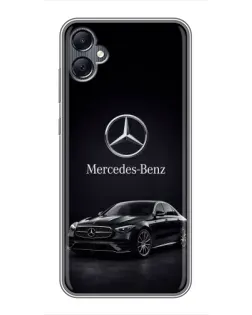 Чехол для Samsung Galaxy A05 с картинкой «Mercedes — решетка радиатора»