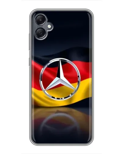 Чехол для Samsung Galaxy A05 с картинкой «Mercedes — флаг Германии» Чехол для Samsung Galaxy A05 с картинкой «Mercedes — флаг Германии»