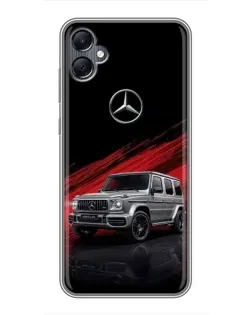 Чехол для Samsung Galaxy A05 с картинкой «Mercedes G-Class красный»