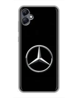 Чехол для Samsung Galaxy A05 с картинкой «Mercedes классический лого»