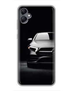 Чехол для Samsung Galaxy A05 с картинкой «Свет фар Mercedes»