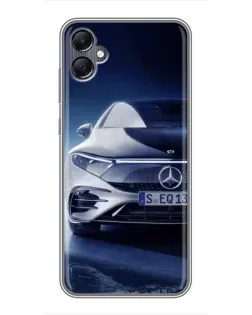 Чехол для Samsung Galaxy A05 с картинкой «Mercedes EQ — будущее»