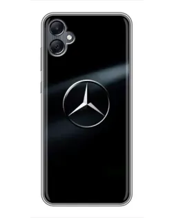 Чехол для Samsung Galaxy A05 с картинкой «Mercedes на металле» Чехол для Samsung Galaxy A05 с картинкой «Mercedes на металле»