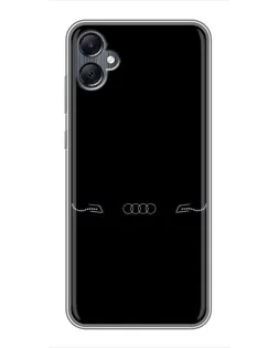 Чехол для Samsung Galaxy A05 с картинкой «Audi — световой подпись» Чехол для Samsung Galaxy A05 с картинкой «Audi — световой подпись»