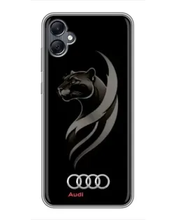 Чехол для Samsung Galaxy A05 с картинкой «Графика — пантера и Audi» Чехол для Samsung Galaxy A05 с картинкой «Графика — пантера и Audi»