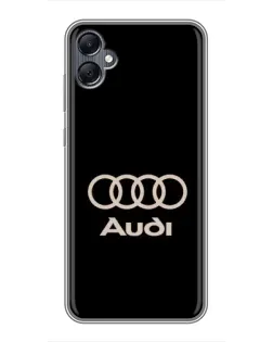 Чехол для Samsung Galaxy A05 с картинкой «Audi — золотой логотип» Чехол для Samsung Galaxy A05 с картинкой «Audi — золотой логотип»