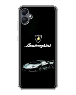 Чехол для Samsung Galaxy A05 с картинкой «Логотип Lamborghini классика» Чехол для Samsung Galaxy A05 с картинкой «Логотип Lamborghini классика»