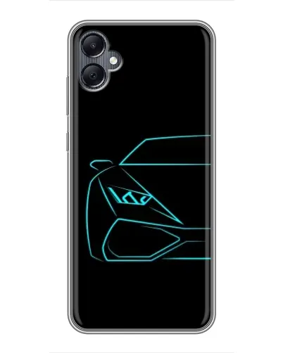 Чехол для Samsung Galaxy A05 с картинкой «Голубой силуэт Lamborghini» Чехол для Samsung Galaxy A05 с картинкой «Голубой силуэт Lamborghini»