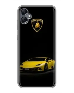 Чехол для Samsung Galaxy A05 с картинкой «Lamborghini желтый акцент» Чехол для Samsung Galaxy A05 с картинкой «Lamborghini желтый акцент»