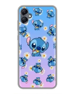 Чехол для Samsung Galaxy A05 с картинкой «Паттерн со Стичем»