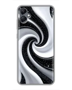 Чехол для Samsung Galaxy A05 с картинкой «Черно-белая спираль» Чехол для Samsung Galaxy A05 с картинкой «Черно-белая спираль»