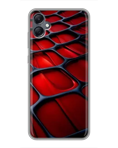 Чехол для Samsung Galaxy A05 с картинкой «Красная глянцевая сетка» Чехол для Samsung Galaxy A05 с картинкой «Красная глянцевая сетка»