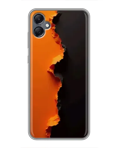 Чехол для Samsung Galaxy A05 с картинкой «Оранжевый разлом» Чехол для Samsung Galaxy A05 с картинкой «Оранжевый разлом»