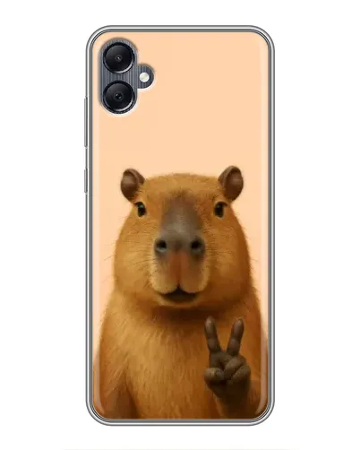 Чехол для Samsung Galaxy A05 с картинкой «Капибара виктория» Чехол для Samsung Galaxy A05 с картинкой «Капибара виктория»