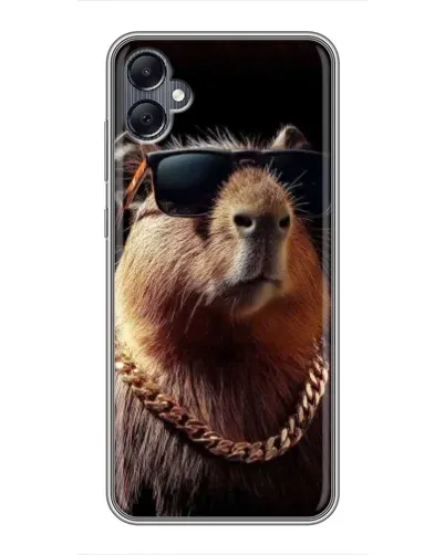 Чехол для Samsung Galaxy A05 с картинкой «Капибара золотая цепь» Чехол для Samsung Galaxy A05 с картинкой «Капибара золотая цепь»