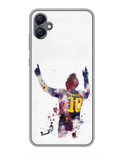 Чехол для Samsung Galaxy A05 с картинкой «Акварельный Месси Барселона» Чехол для Samsung Galaxy A05 с картинкой «Акварельный Месси Барселона»