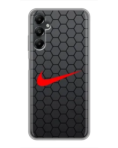 Чехол для Samsung Galaxy A05s с картинкой «Nike — карбоновая сетка» Чехол для Samsung Galaxy A05s с картинкой «Nike — карбоновая сетка»