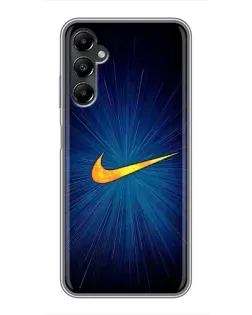Чехол для Samsung Galaxy A05s с картинкой «Синий пульс Nike» Чехол для Samsung Galaxy A05s с картинкой «Синий пульс Nike»