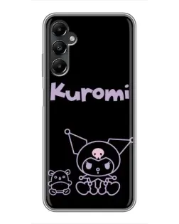 Чехол для Samsung Galaxy A05s с картинкой «Kuromi — черный минимализм» Чехол для Samsung Galaxy A05s с картинкой «Kuromi — черный минимализм»