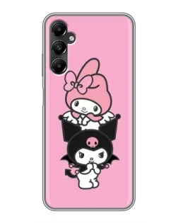 Чехол для Samsung Galaxy A05s с картинкой «My Melody и Kuromi»