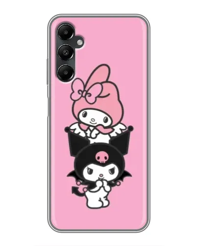 Чехол для Samsung Galaxy A05s с картинкой «My Melody и Kuromi» Чехол для Samsung Galaxy A05s с картинкой «My Melody и Kuromi»