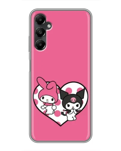 Чехол для Samsung Galaxy A05s с картинкой «Kuromi и My Melody» Чехол для Samsung Galaxy A05s с картинкой «Kuromi и My Melody»
