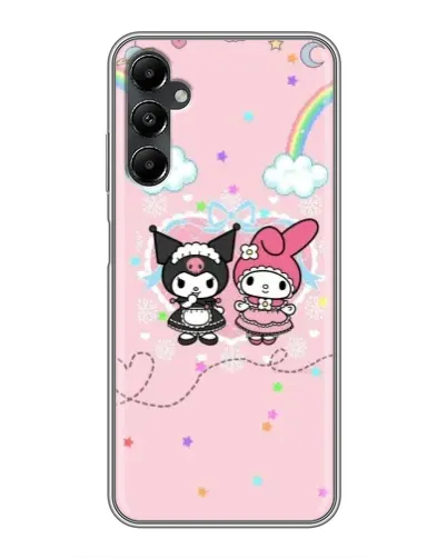 Чехол для Samsung Galaxy A05s с картинкой «My Melody и Kuromi» Чехол для Samsung Galaxy A05s с картинкой «My Melody и Kuromi»