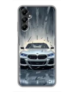 Чехол для Samsung Galaxy A05s с картинкой «BMW в свете фар» Чехол для Samsung Galaxy A05s с картинкой «BMW в свете фар»